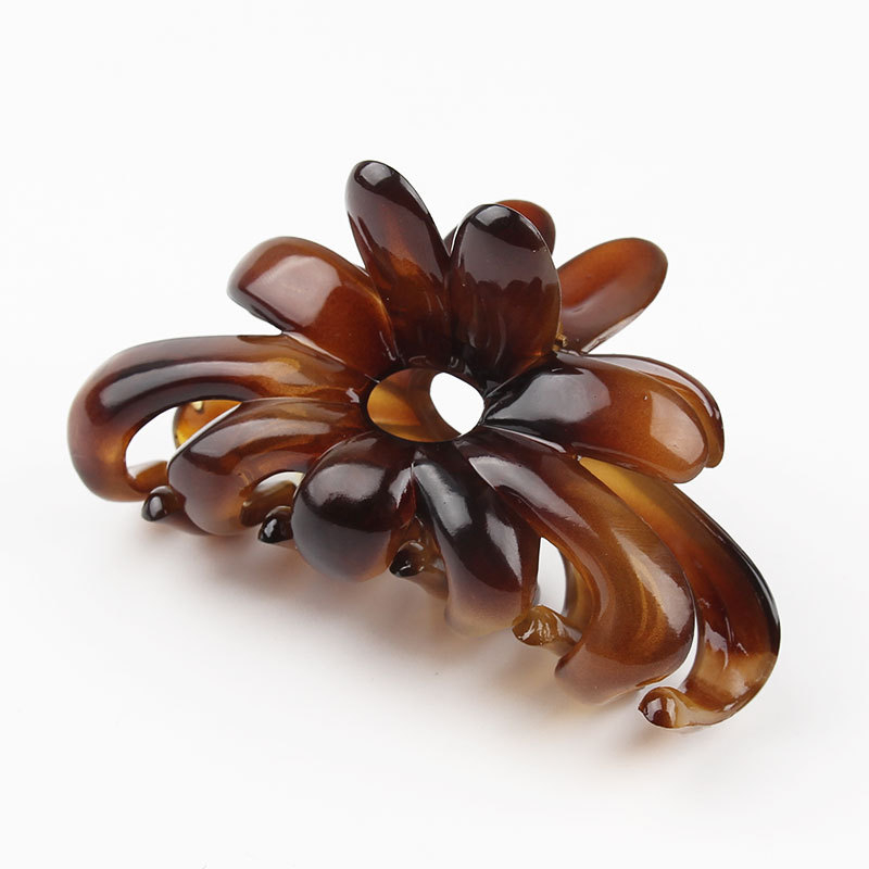 Grip klips za kosu, akril, antički stil, literarno retro dizajn, dodatak za glavu