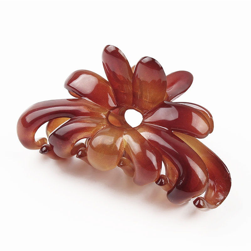 Grip klips za kosu, akril, antički stil, literarno retro dizajn, dodatak za glavu