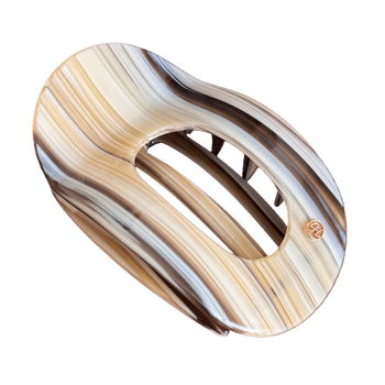 Acetatna plosnata klipsa za kosu za stražnji dio glave – ručno izrađena, gripper, francuski vintage stil, lagani luksuzni dodatak za kosu (jesen 2025)