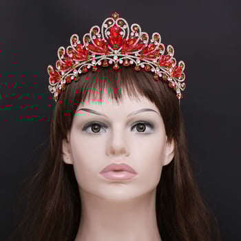 Galvas rotājums – sakausējums, balti kristāli, ar dimantiem iestatīts