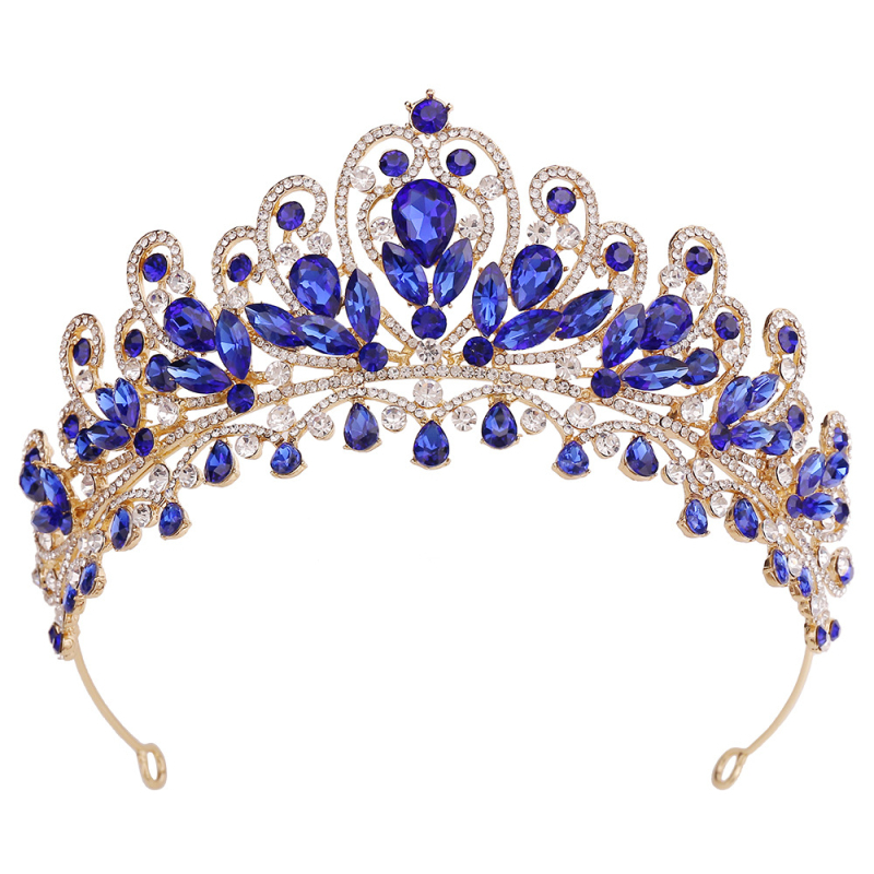 Galvas rotājums – sakausējums, balti kristāli, ar dimantiem iestatīts