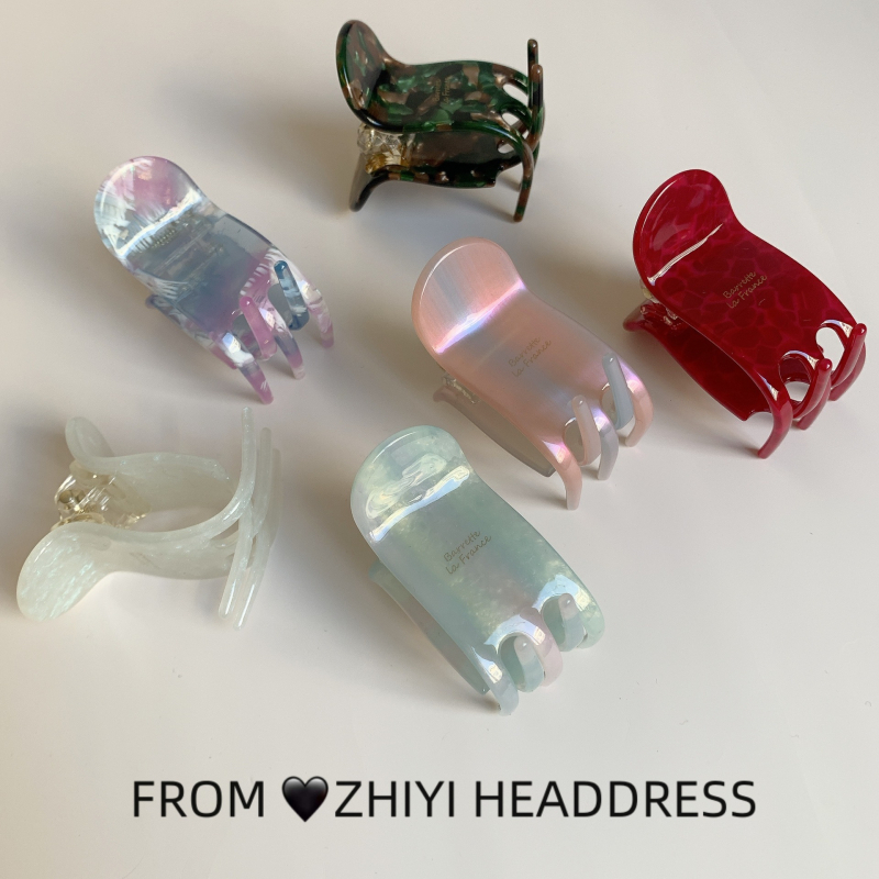 Korejski stil klipsa za kosu, ručno izrađeni gripper, materijal: octena kiselina, zima 2024