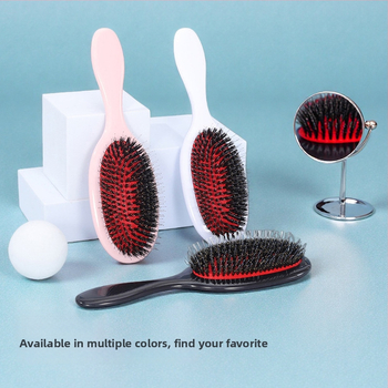 Гребен за коса с въздушна подложка и антихлъзгаща се дръжка; за грижа за перуки и удълнения; пластмасов; Connected; Yiwu произход