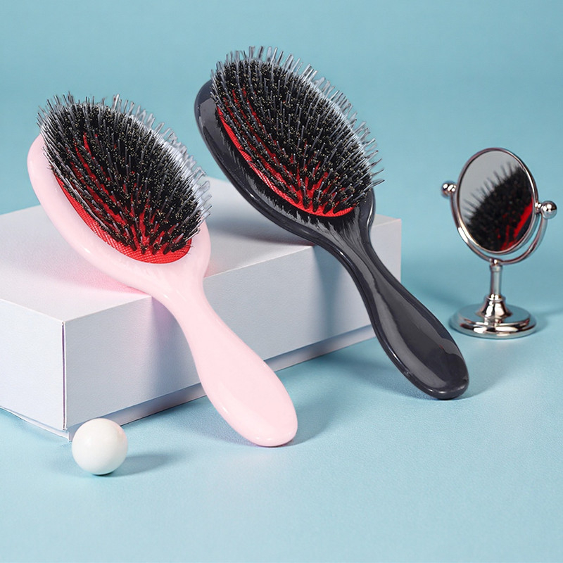 Гребен за коса с въздушна подложка и антихлъзгаща се дръжка; за грижа за перуки и удълнения; пластмасов; Connected; Yiwu произход