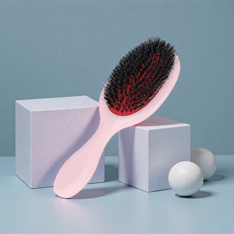 Гребен за коса с въздушна подложка и антихлъзгаща се дръжка; за грижа за перуки и удълнения; пластмасов; Connected; Yiwu произход