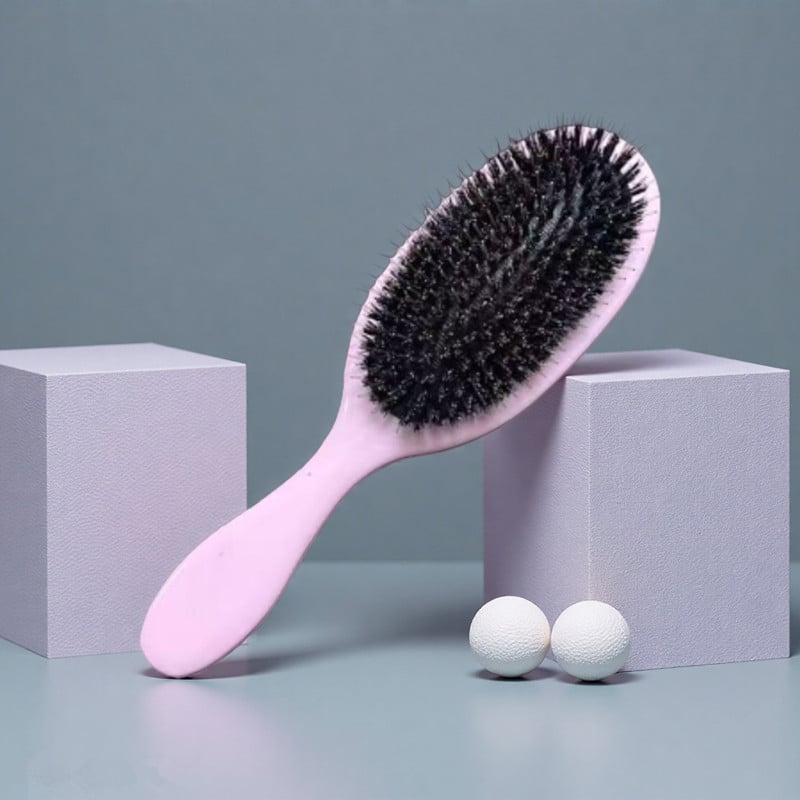 Гребен за коса с въздушна подложка и антихлъзгаща се дръжка; за грижа за перуки и удълнения; пластмасов; Connected; Yiwu произход