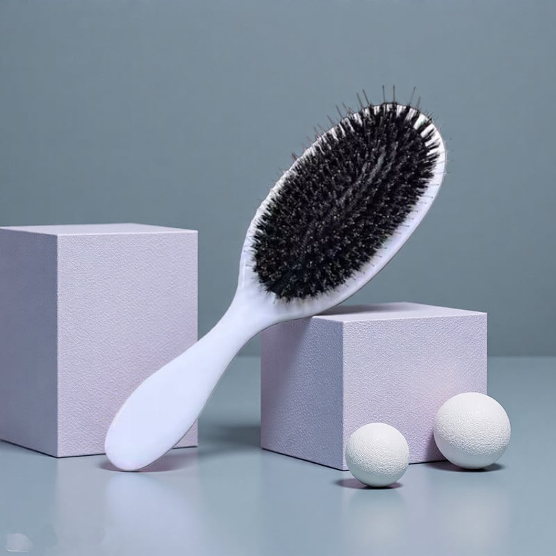 Гребен за коса с въздушна подложка и антихлъзгаща се дръжка; за грижа за перуки и удълнения; пластмасов; Connected; Yiwu произход