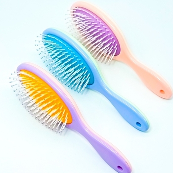 Пластмасова фризьорска гребенка с въздушна възглавница, голям корпус, масажна функция, за къдрава коса и момичета