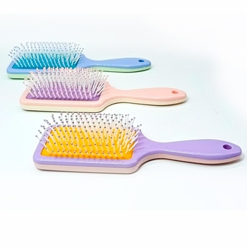 Пластмасова фризьорска гребенка с въздушна възглавница, голям корпус, масажна функция, за къдрава коса и момичета