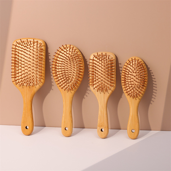 Air-cushion дървен гребен от Nanmu, марка Expert comb, за ежедневна поддръжка на косата