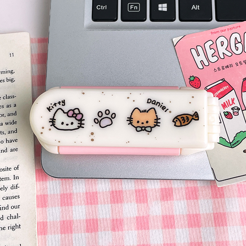 Гребен с въздушна подложка и огледало — 2 в 1, сгъваем, ABS, преносим