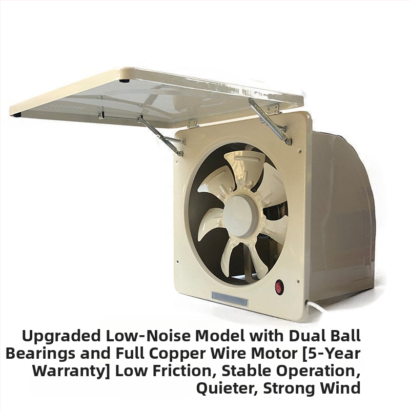 Išmetimo ventiliatorius – vonios kambarys ir virtuvė, viso metalo korpusas, galingas ir tylus, 220V, 50Hz