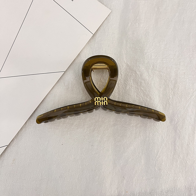 Akrila matu klips ar turētāju, roku darbs, minimālistiskais stils, vasara 2024