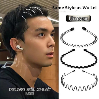 Neredzamā matu siksna vīriešiem – galvas siksna atpakaļ vai viļņainiem matiem, roku darbs, universāls, 2023. gada pavasaris