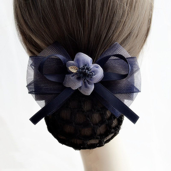 Korėjietiško stiliaus plaukų tinklas su kaspinu, rankų darbas, audinys, 2023 ruduo