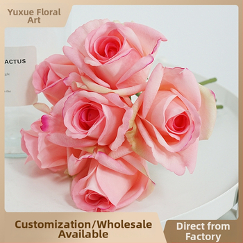 Bottle Flower – Rose variety; Изкуствено цвете за сватба, реквизити за снимки и домашна декорация • Бранд: Yu Xue Flower Art • Опаковка: картон