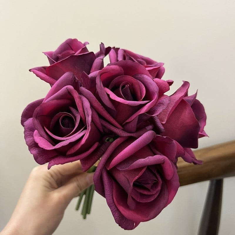 Bottle Flower – Rose variety; Изкуствено цвете за сватба, реквизити за снимки и домашна декорация • Бранд: Yu Xue Flower Art • Опаковка: картон