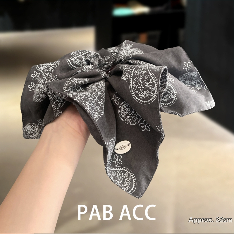 Plaukų gumelė uodegai – audinys, rankų darbas, lengvas prabangos stilius, miesto mada