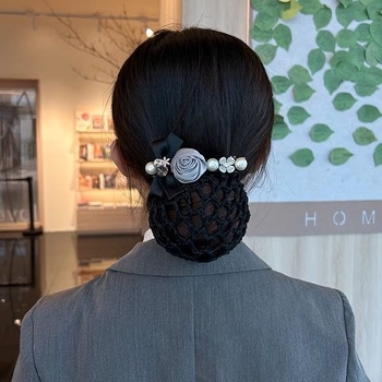 Plaukų tinklas moterims, vintyvo stiliaus iš audinio, unikali prekė, vasara 2021