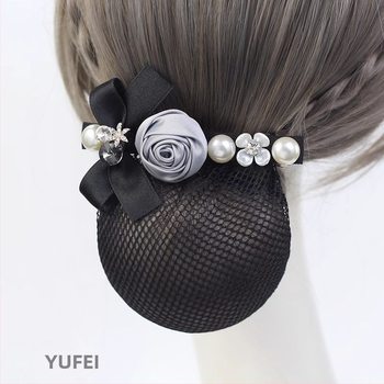 Plaukų tinklas moterims, vintyvo stiliaus iš audinio, unikali prekė, vasara 2021