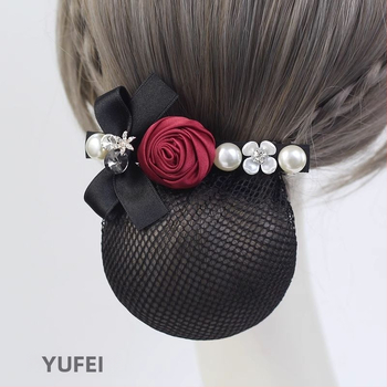 Plaukų tinklas moterims, vintyvo stiliaus iš audinio, unikali prekė, vasara 2021