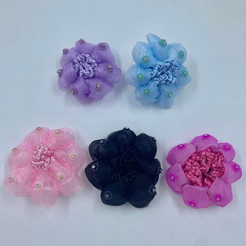 Детска мрежа за коса за балет и латино танци - ръчна изработка, полиестерно влакно, японски/корейски стил, произход Jinhua