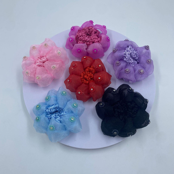 Детска мрежа за коса за балет и латино танци - ръчна изработка, полиестерно влакно, японски/корейски стил, произход Jinhua