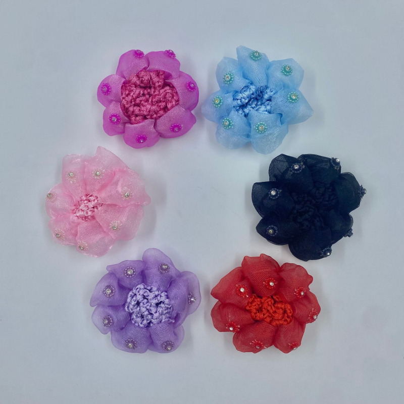 Детска мрежа за коса за балет и латино танци - ръчна изработка, полиестерно влакно, японски/корейски стил, произход Jinhua