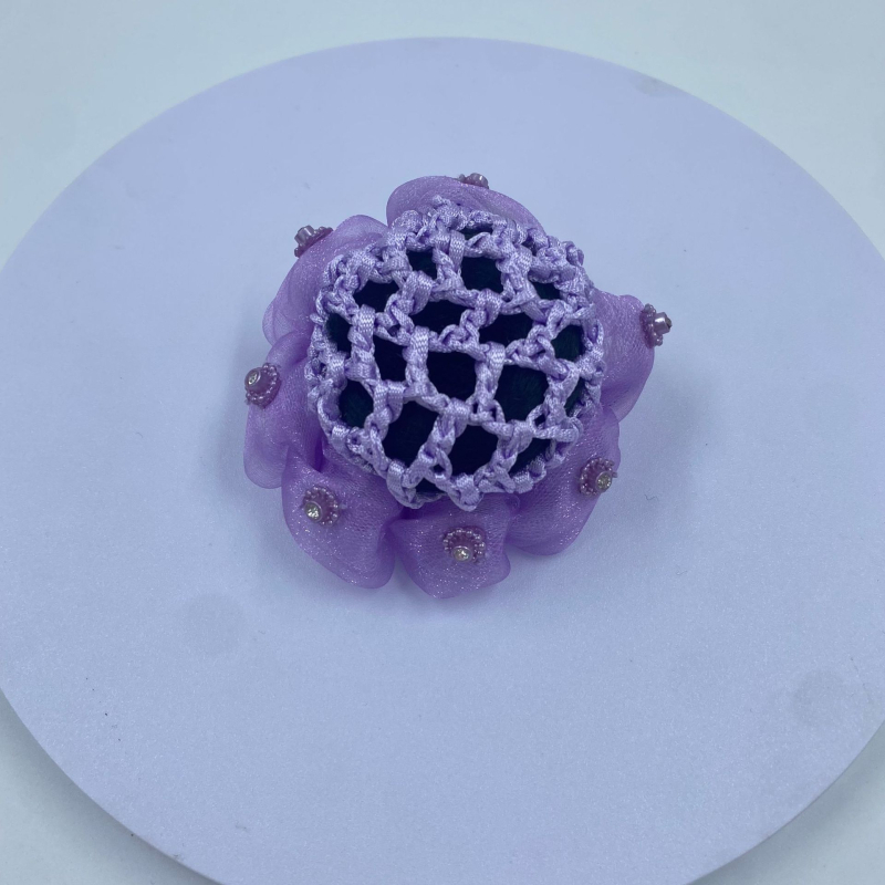 Детска мрежа за коса за балет и латино танци - ръчна изработка, полиестерно влакно, японски/корейски стил, произход Jinhua