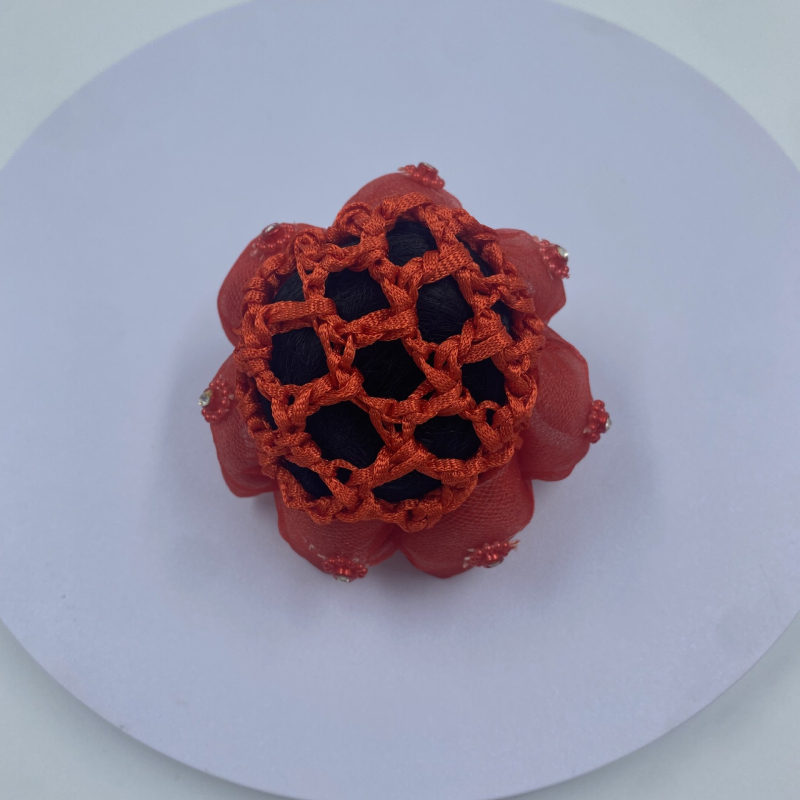 Детска мрежа за коса за балет и латино танци - ръчна изработка, полиестерно влакно, японски/корейски стил, произход Jinhua