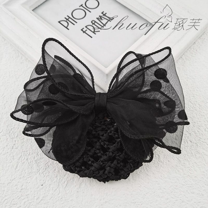 Plaukų segtukas su gėle ir kaspinu; šilko siūlai; kaspino dizainas; 2021 vasara