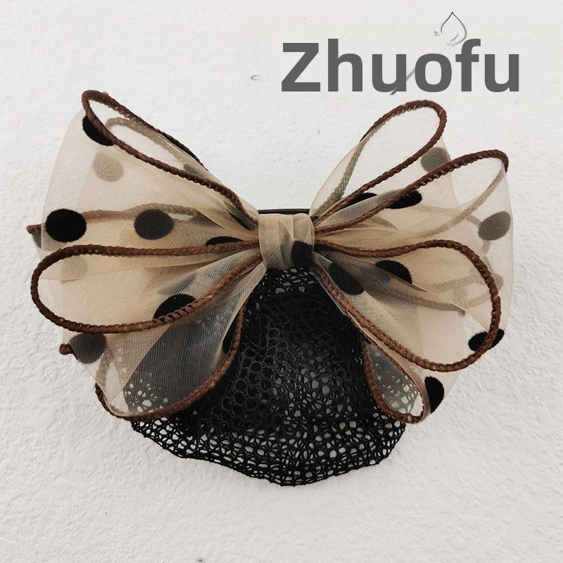 Plaukų segtukas su gėle ir kaspinu; šilko siūlai; kaspino dizainas; 2021 vasara