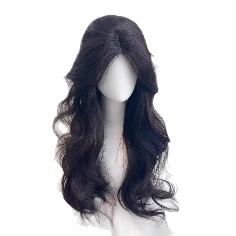 Parūkas detaļa apjomam, augstas temperatūras vads, pilnīgi roku adīta, modelis 2748