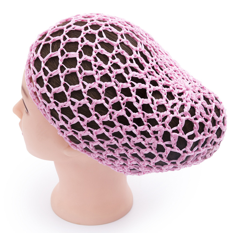 Mrežica za kosu za pokrivalo glave – ručno pletena gruba mreža, korejski stil, unisex