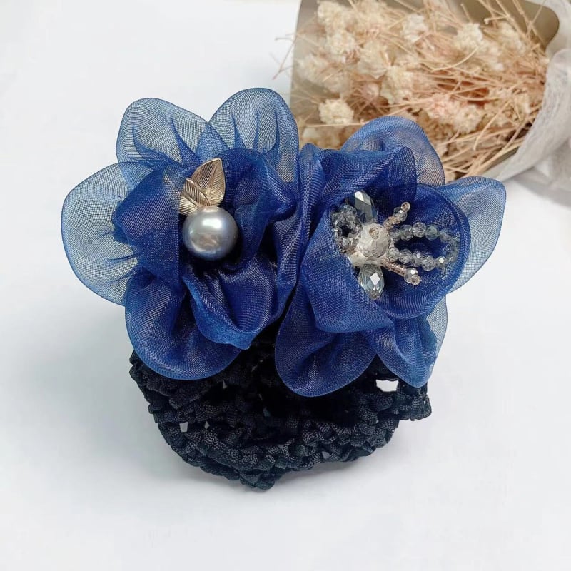 Clamă de păr pentru femei, stil coreean, lucrată manual, cu cristale artificiale, clemă cu arc