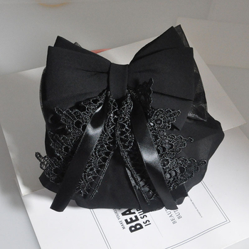 Щипка за коса, корейски стил, ръчно изработена от коприна нишка, за жени, номер на изделието F032