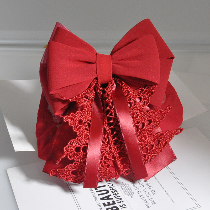 Щипка за коса, корейски стил, ръчно изработена от коприна нишка, за жени, номер на изделието F032