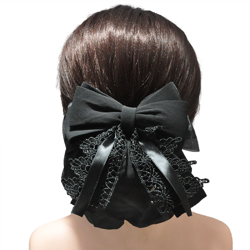 Щипка за коса, корейски стил, ръчно изработена от коприна нишка, за жени, номер на изделието F032