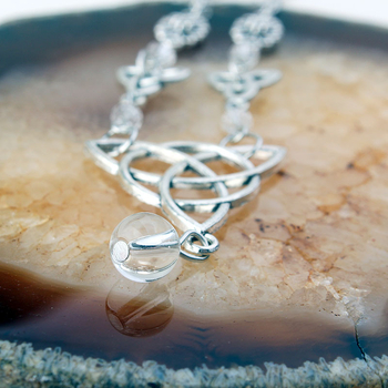 Egzotična trakica za kosu od legure s dizajnom Irski čvor – runa, mogućnost prilagodbe