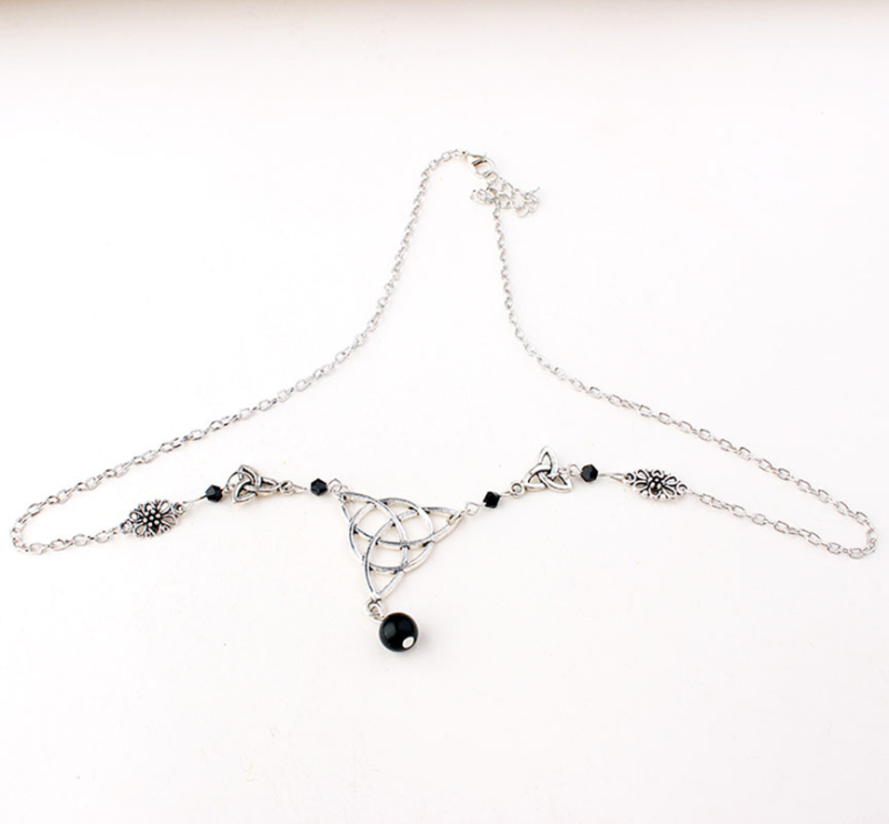 Egzotična trakica za kosu od legure s dizajnom Irski čvor – runa, mogućnost prilagodbe