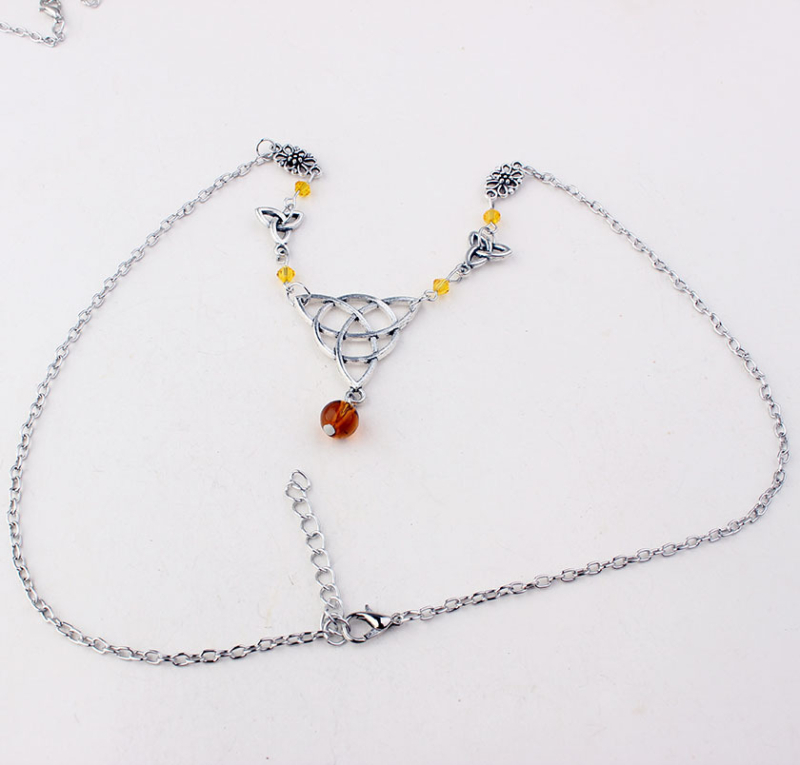 Egzotična trakica za kosu od legure s dizajnom Irski čvor – runa, mogućnost prilagodbe