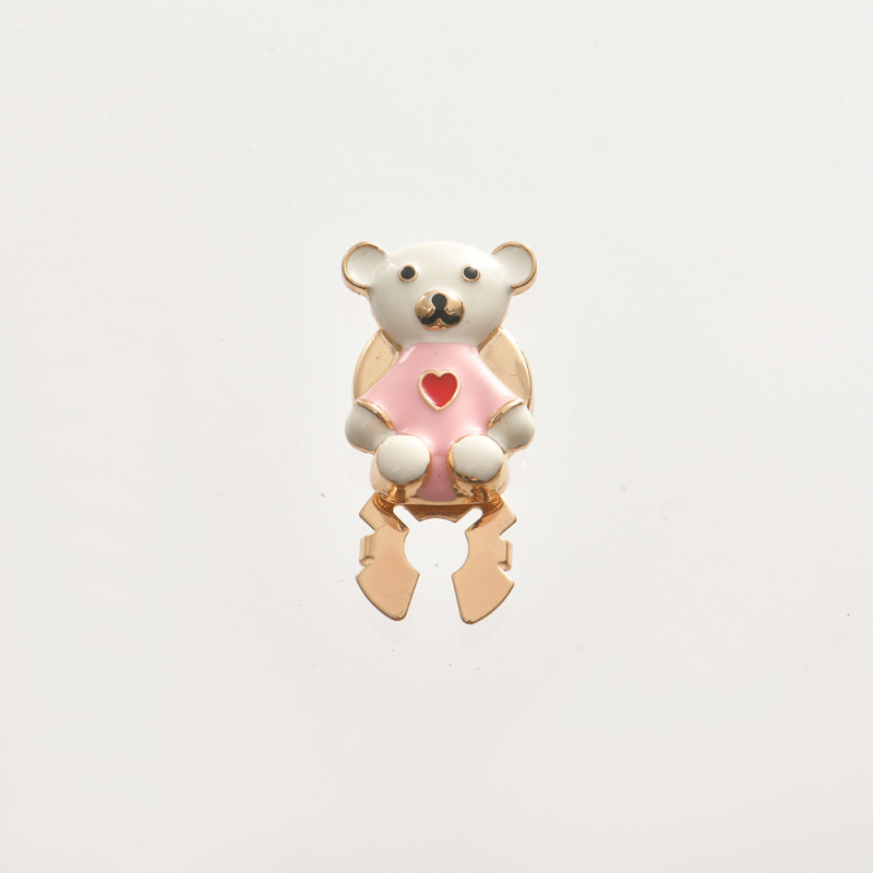 Manșetă pentru cămașă din aliaj, design Cartoon, unisex, formă de fruct, electroplating, încrustare cu aur (Primăvara 2023)