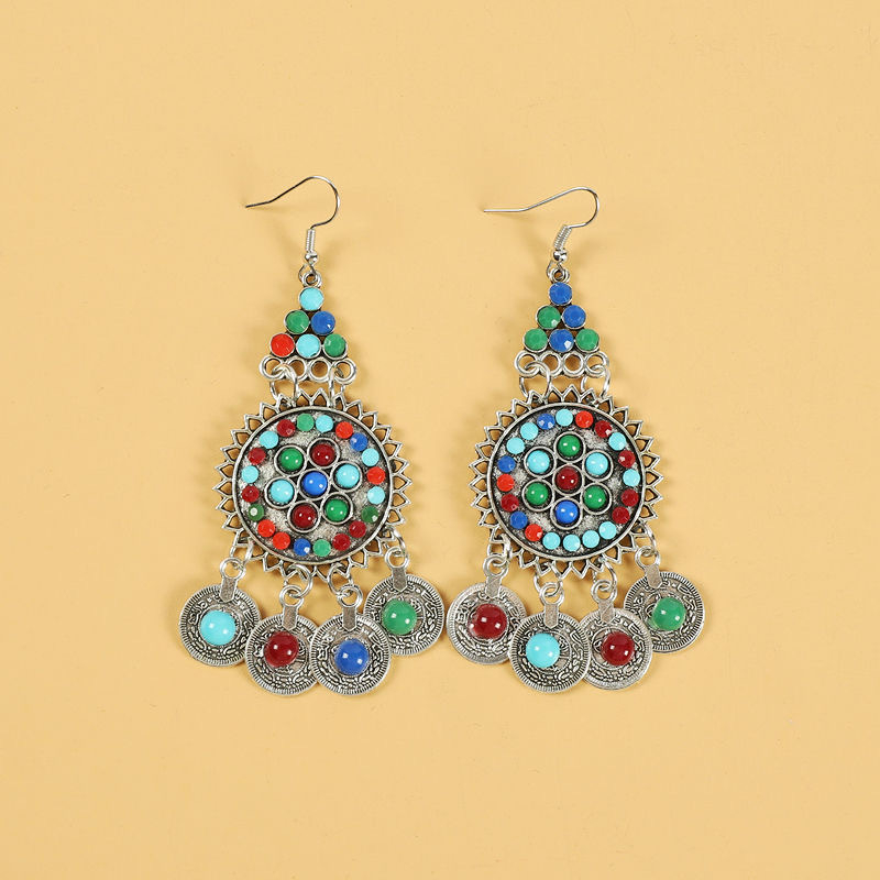 Etno stil dodatak za kosu s cvjetnim motivom; materijal: legura, elektroplating, individualno pakiranje, izlazak: jesen 2023