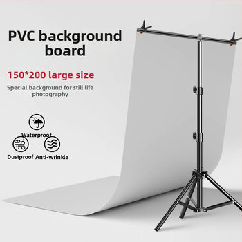 PVC fona plāksne ar matētu virsmu, ūdensizturīga produktu fotografēšanai, ar T stiprinājumu
