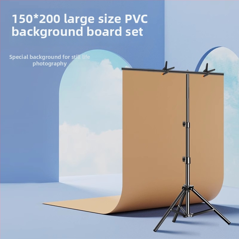 PVC pozadie doska s matným povrchom, vodotesná pre produktovú fotografiu, s T-držiakom