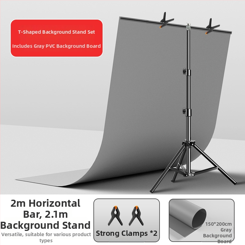 PVC fona plāksne ar matētu virsmu, ūdensizturīga produktu fotografēšanai, ar T stiprinājumu