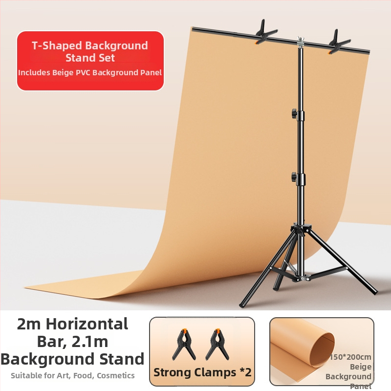PVC fona plāksne ar matētu virsmu, ūdensizturīga produktu fotografēšanai, ar T stiprinājumu