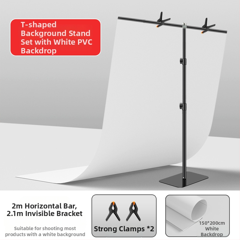 PVC fona plāksne ar matētu virsmu, ūdensizturīga produktu fotografēšanai, ar T stiprinājumu