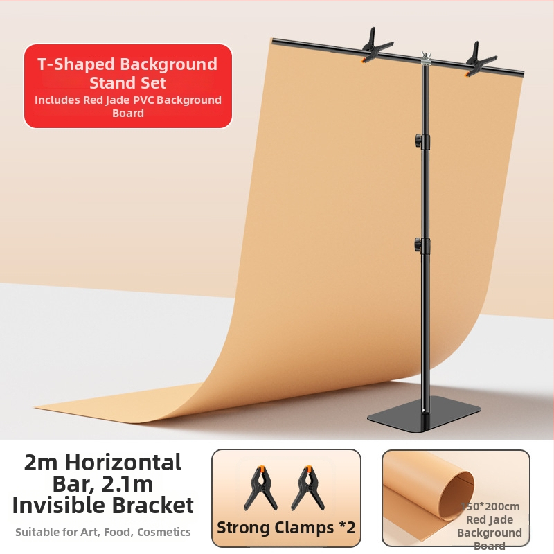 PVC fona plāksne ar matētu virsmu, ūdensizturīga produktu fotografēšanai, ar T stiprinājumu