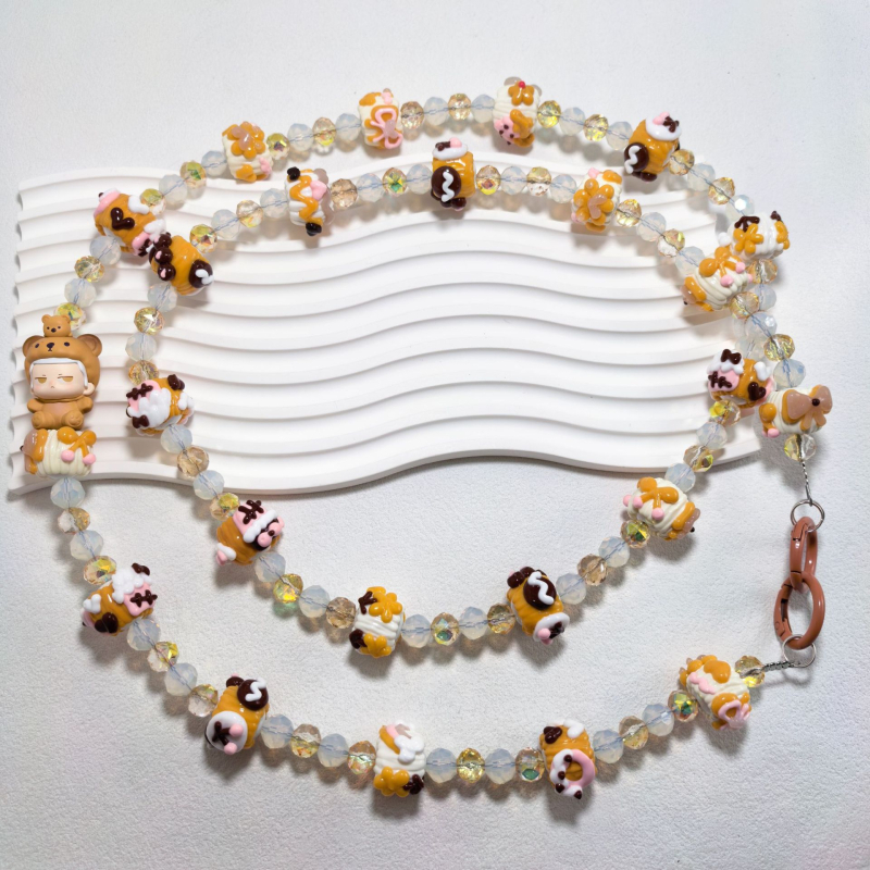 Remen od perli • elektroplatiranje • Ouya Jewelry • Unisex • plastika/smola • ljeto 2024